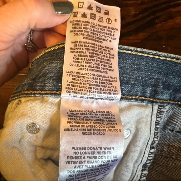 Levis 569 Mens Jeans 39X30 Loose Baggy Straight Blue Cotton Mid Rise Denim Roomy - Picture 9 of 11